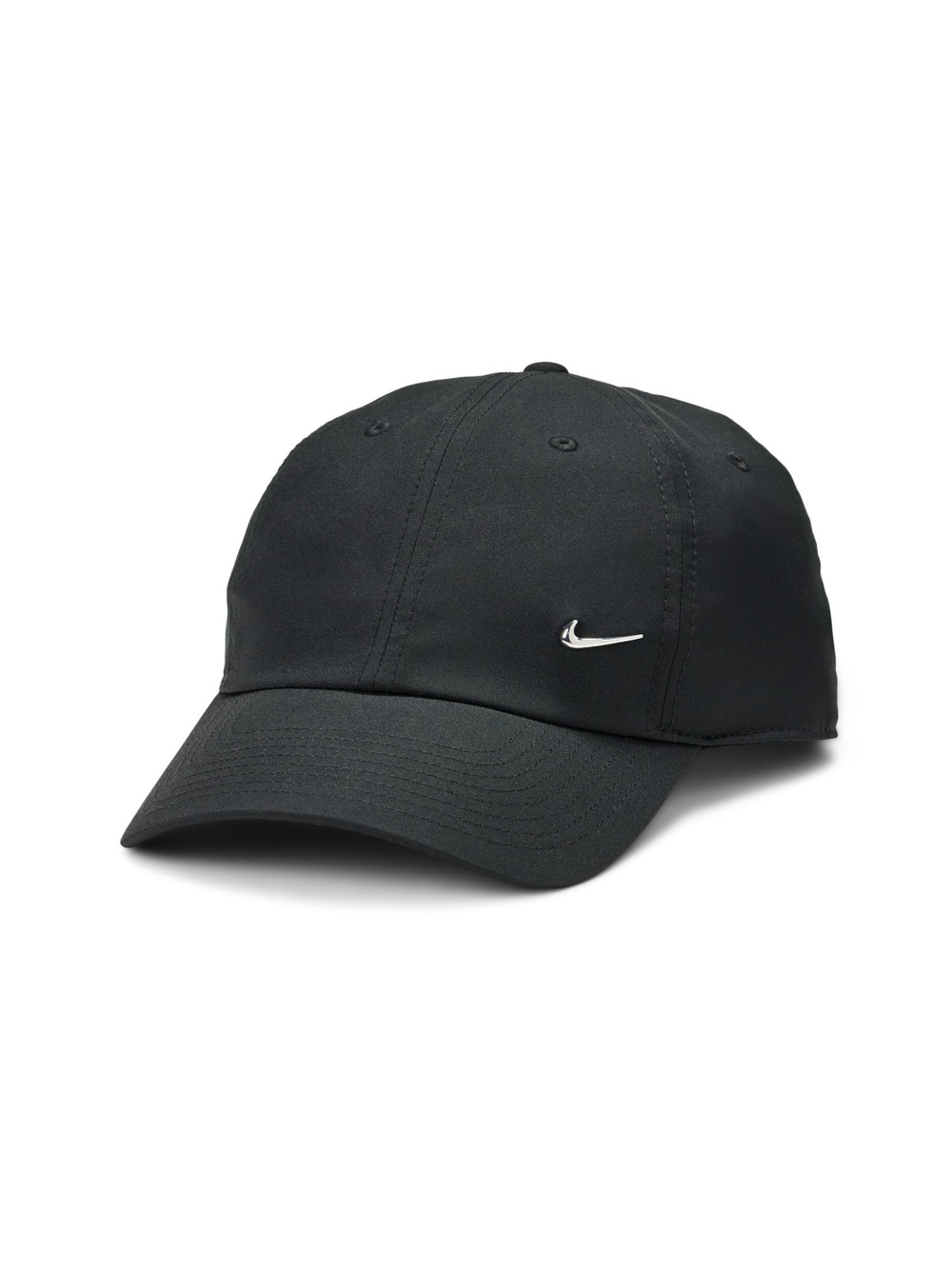 Unisex Adult Dri-FIT Club Unstructured Metal | Black, Metallic Silver | Size OS